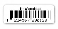 Safetytest Barcodelabel 40 x 15 mm weiß